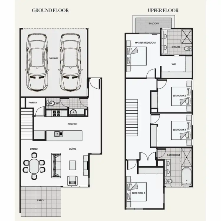 Floorplan of Homely townhouse listing, Address available on request