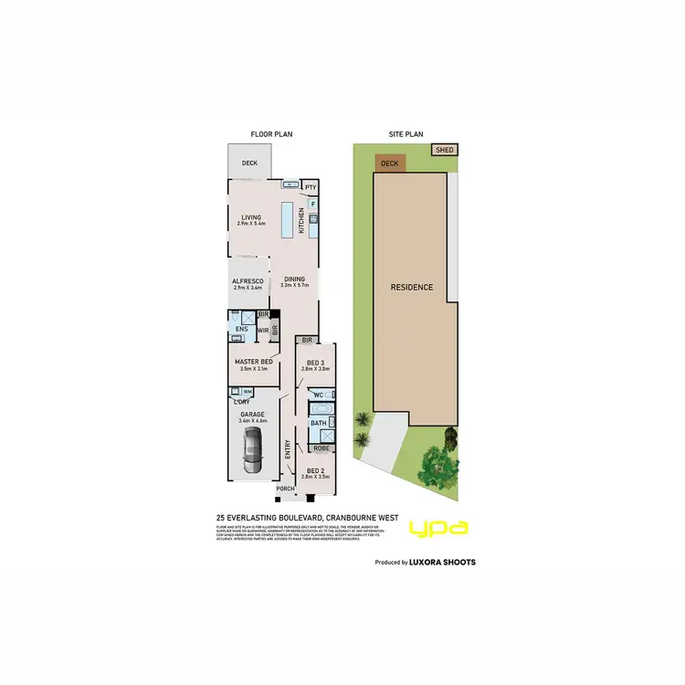 Floorplan of Homely house listing, 25 Everlasting Boulevard, Cranbourne West VIC 3977
