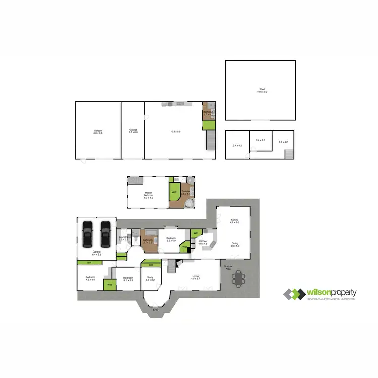 Floorplan of Homely house listing, 27-29 Canterbury Way, Churchill VIC 3842