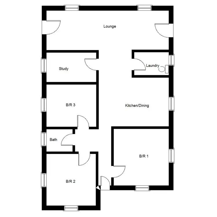 Floorplan of Homely house listing, 15 Beauval Street, Wilmington SA 5485