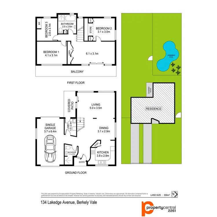 Floorplan of Homely house listing, 134 Lakedge Avenue, Berkeley Vale NSW 2261