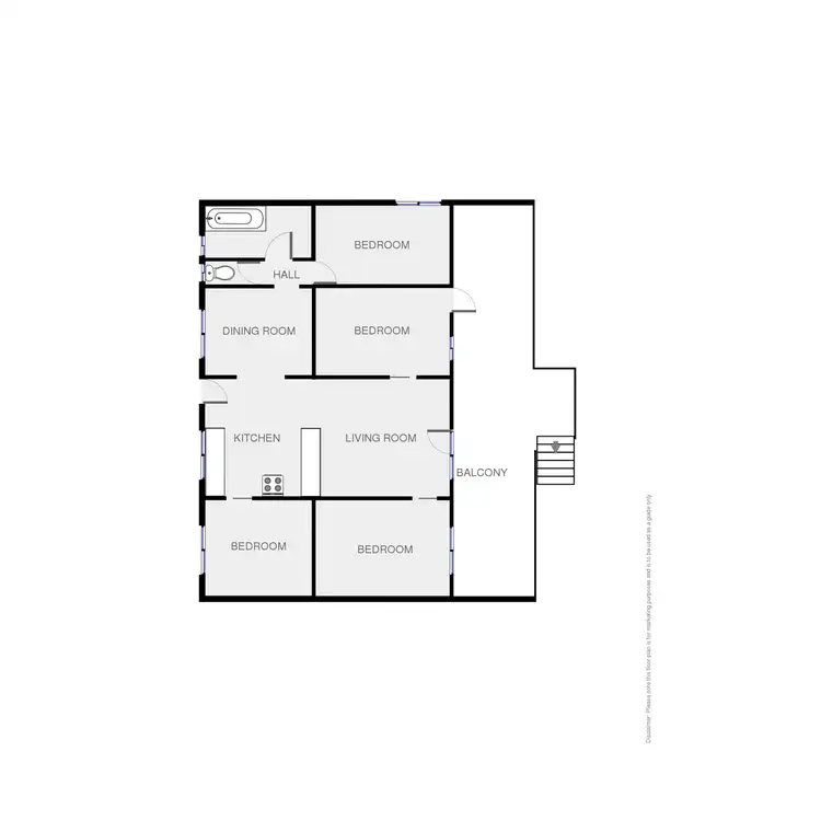 Floorplan of Homely house listing, 120 Rawlinson Street, Bega NSW 2550