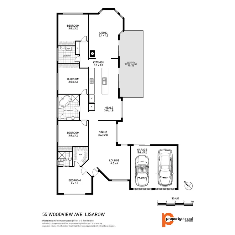 Floorplan of Homely house listing, 55 Woodview Avenue, Lisarow NSW 2250