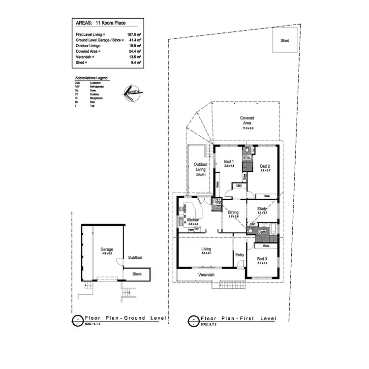 Floorplan of Homely house listing, 11 Koora Place, Mount Austin NSW 2650