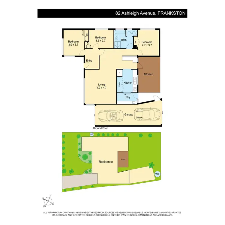 Floorplan of Homely house listing, 82 Ashleigh Avenue, Frankston VIC 3199