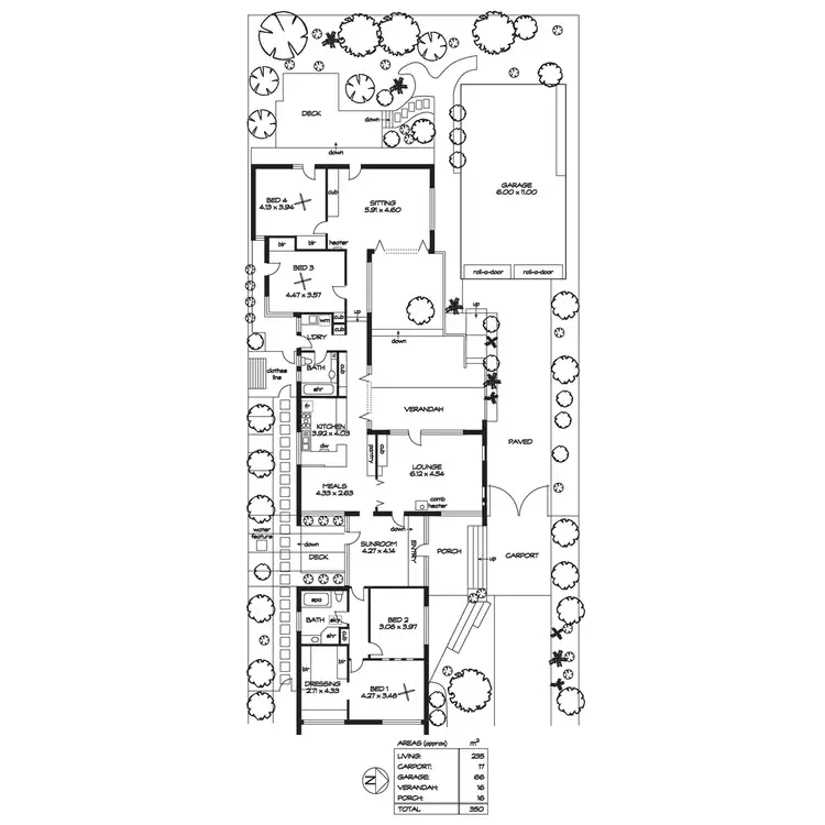 Floorplan of Homely house listing, 1 Burchett Avenue, Magill SA 5072