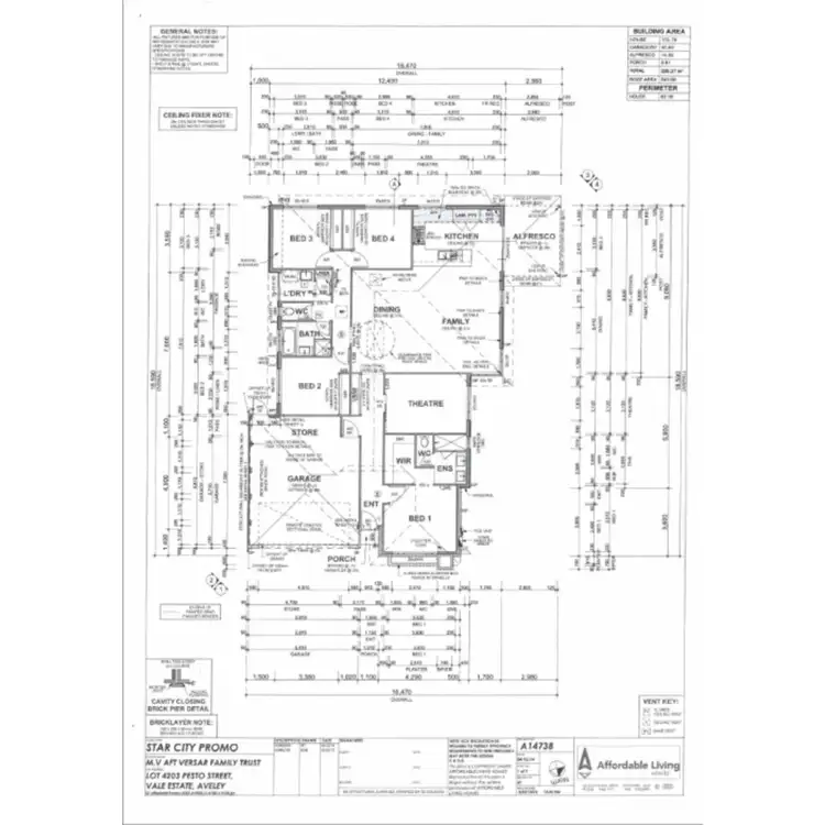 Floorplan of Homely house listing, 4 Pesto Street, Aveley WA 6069