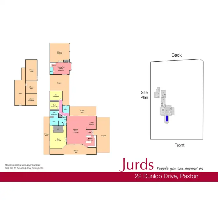 Floorplan of Homely house listing, 22 Dunlop Drive, Paxton NSW 2325
