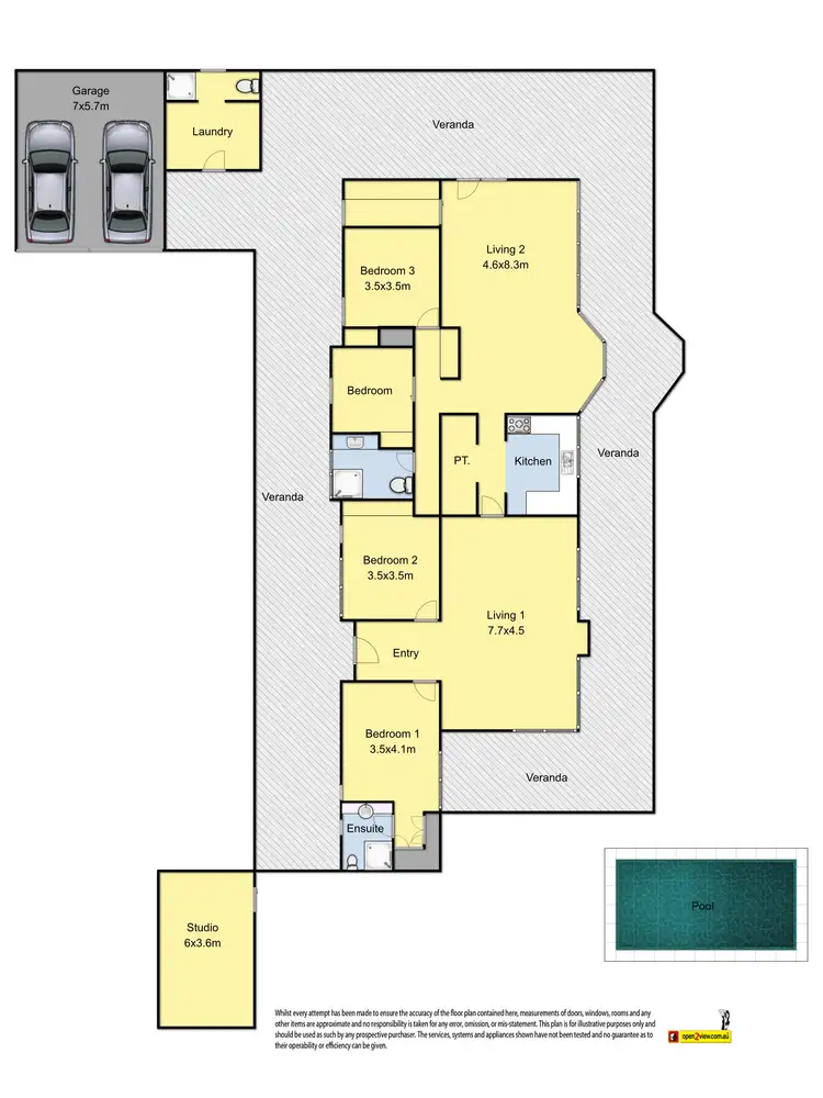 Floorplan of Homely rural property listing, 495 Murroon Road, Pennyroyal VIC 3235
