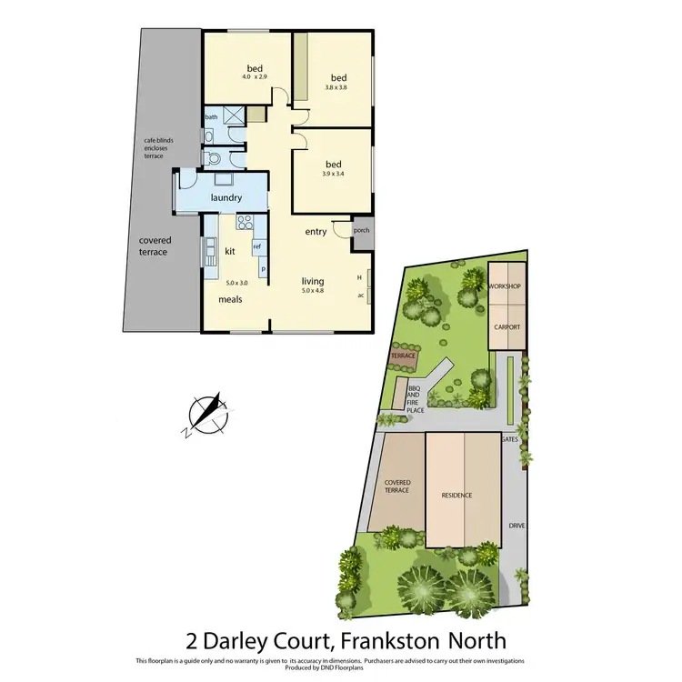 Floorplan of Homely house listing, 2 Darley Court, Frankston North VIC 3200