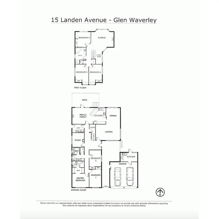 Floorplan of Homely house listing, 15 Landen Avenue, Glen Waverley VIC 3150