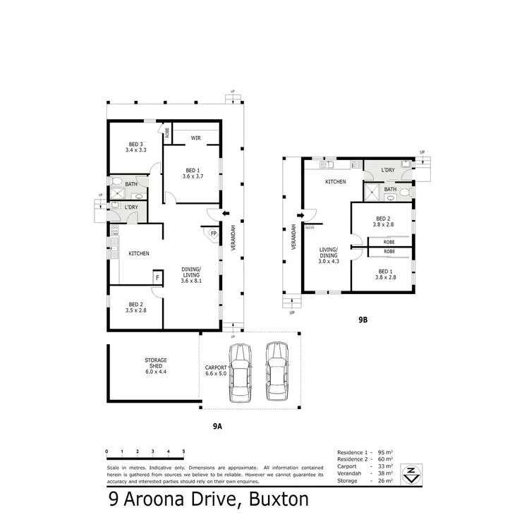 Floorplan of Homely house listing, 9 Aroona Drive, Buxton VIC 3711