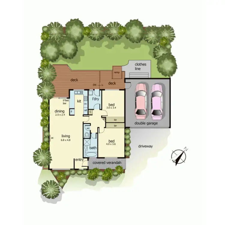 Floorplan of Homely house listing, 2/2 Latrobe Drive, Mount Martha VIC 3934