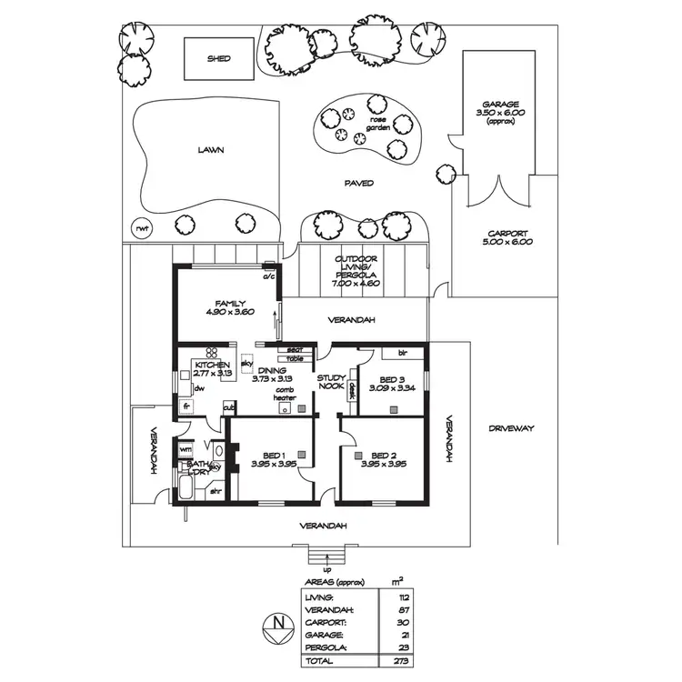 Floorplan of Homely house listing, 1156 Lower North East Road, Highbury SA 5089