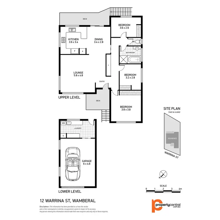 Floorplan of Homely house listing, 12 Warrina Street, Wamberal NSW 2260