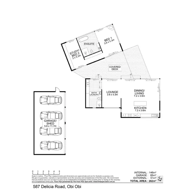 Floorplan of Homely house listing, 587 Delicia Road, Obi Obi QLD 4574