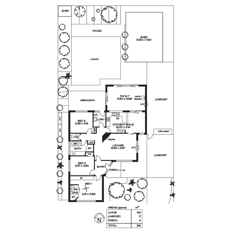 Floorplan of Homely house listing, 13 Hazel Grove, Semaphore Park SA 5019