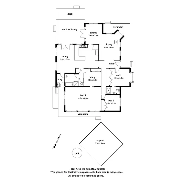 Floorplan of Homely house listing, 23 Bellbird Crescent, Emerald VIC 3782
