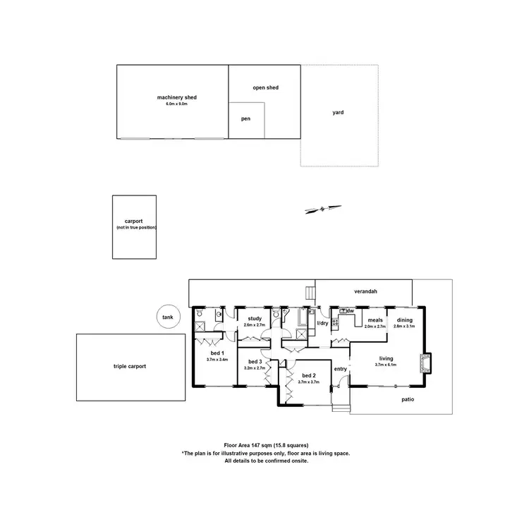 Floorplan of Homely house listing, 17 Coopers Road, Macclesfield VIC 3782