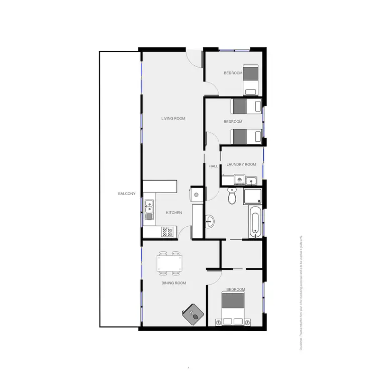 Floorplan of Homely house listing, 3 Lloyd Street, South Pambula NSW 2549