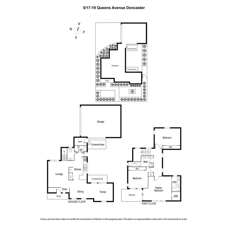 Floorplan of Homely townhouse listing, 5/17-19 Queens Avenue, Doncaster VIC 3108