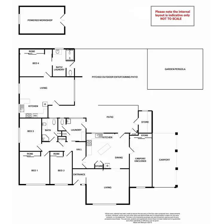 Floorplan of Homely house listing, 7 Bywood Way, Lynwood WA 6147