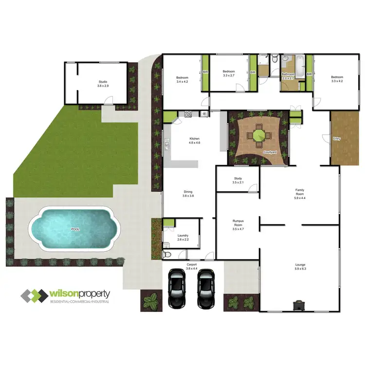 Floorplan of Homely house listing, 24 Coopers Road, Traralgon VIC 3844
