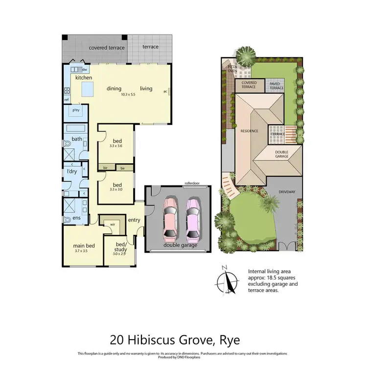 Floorplan of Homely house listing, 20 Hibiscus Grove, Rye VIC 3941