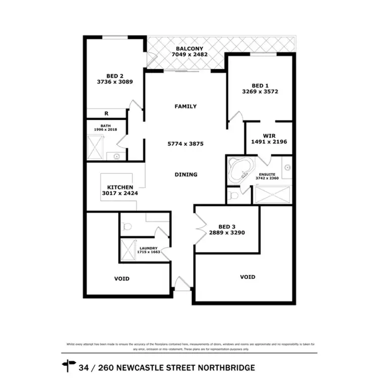 Floorplan of Homely apartment listing, Address available on request