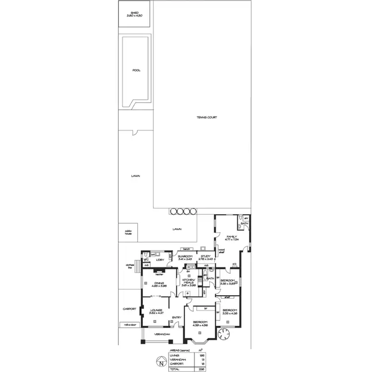 Floorplan of Homely house listing, 17 Barker Grove, Toorak Gardens SA 5065