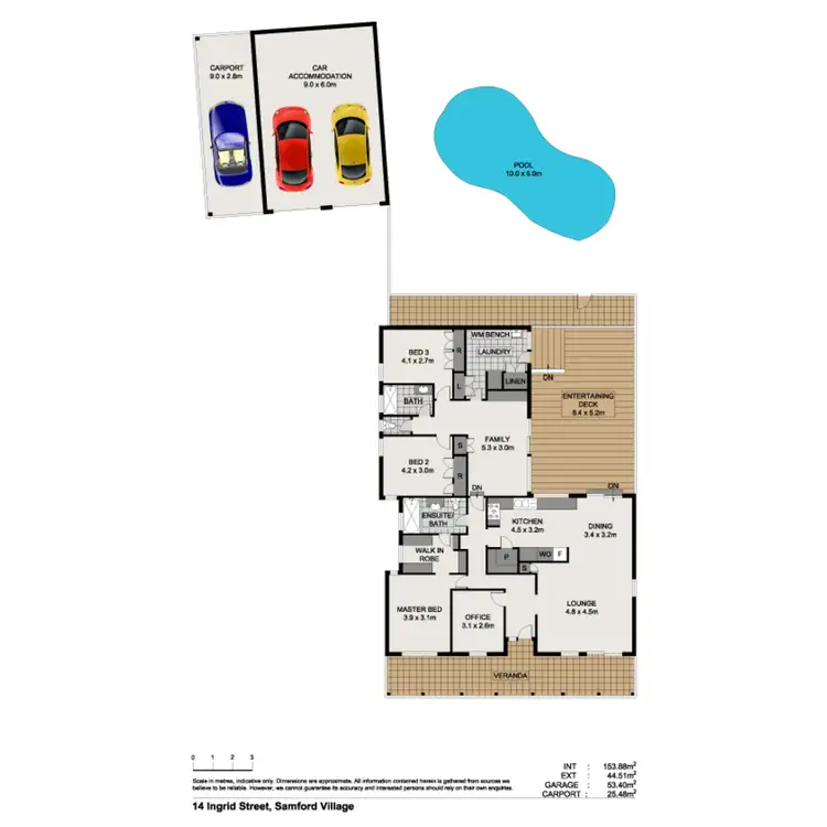 Floorplan of Homely house listing, 14 Ingrid Street, Samford Village QLD 4520