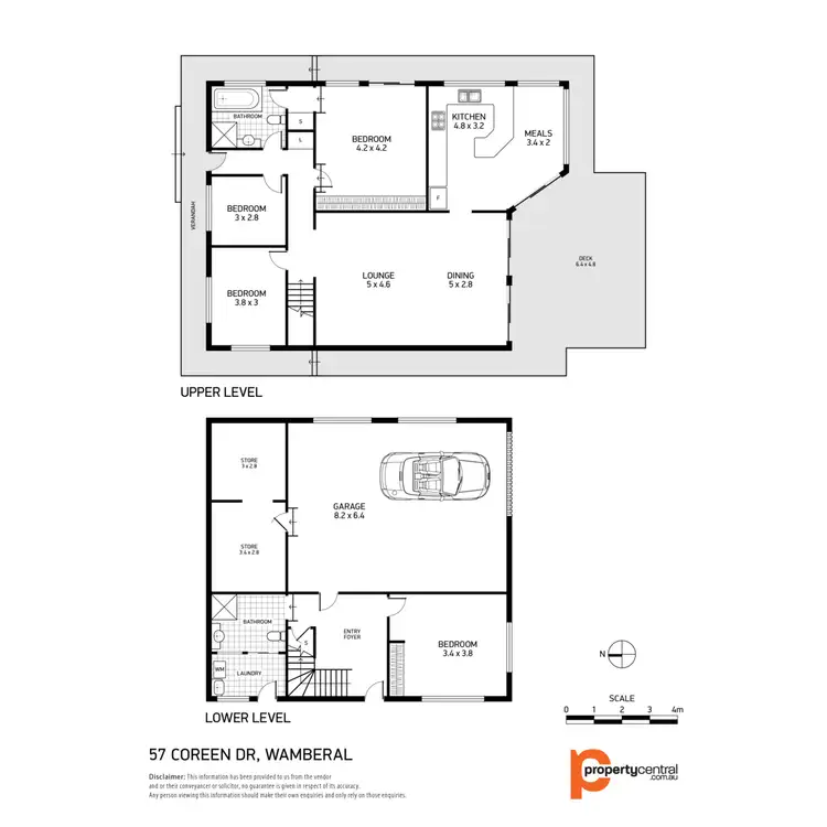 Floorplan of Homely house listing, 57 Coreen Drive, Wamberal NSW 2260