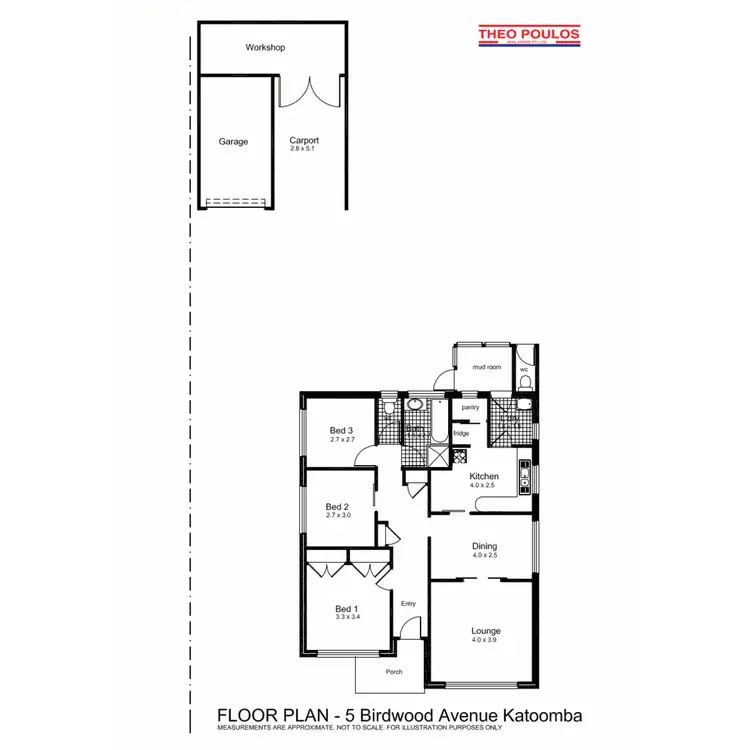 Floorplan of Homely house listing, 5 Birdwood Avenue, Katoomba NSW 2780