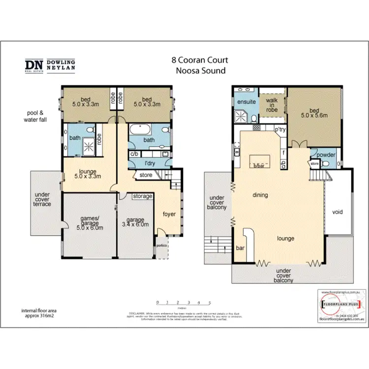 Floorplan of Homely house listing, 8 Cooran Court, Noosa Heads QLD 4567