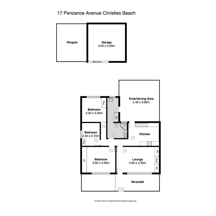 Floorplan of Homely house listing, 17 Penzance Avenue, Christies Beach SA 5165