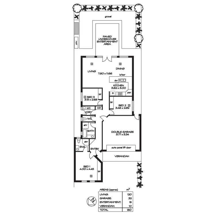 Floorplan of Homely house listing, 18 Ellen Street, Croydon SA 5008