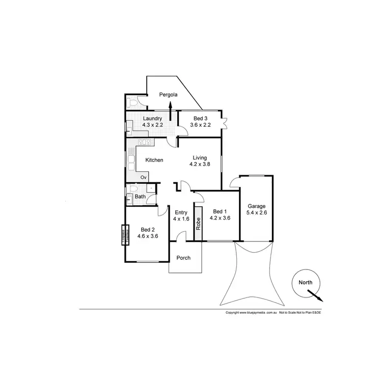 Floorplan of Homely house listing, 3 Waterford Street, Inglewood WA 6052
