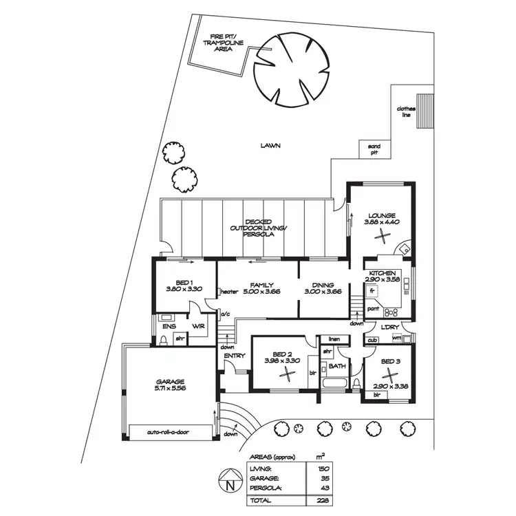 Floorplan of Homely house listing, 9 Almond Court, Coromandel Valley SA 5051