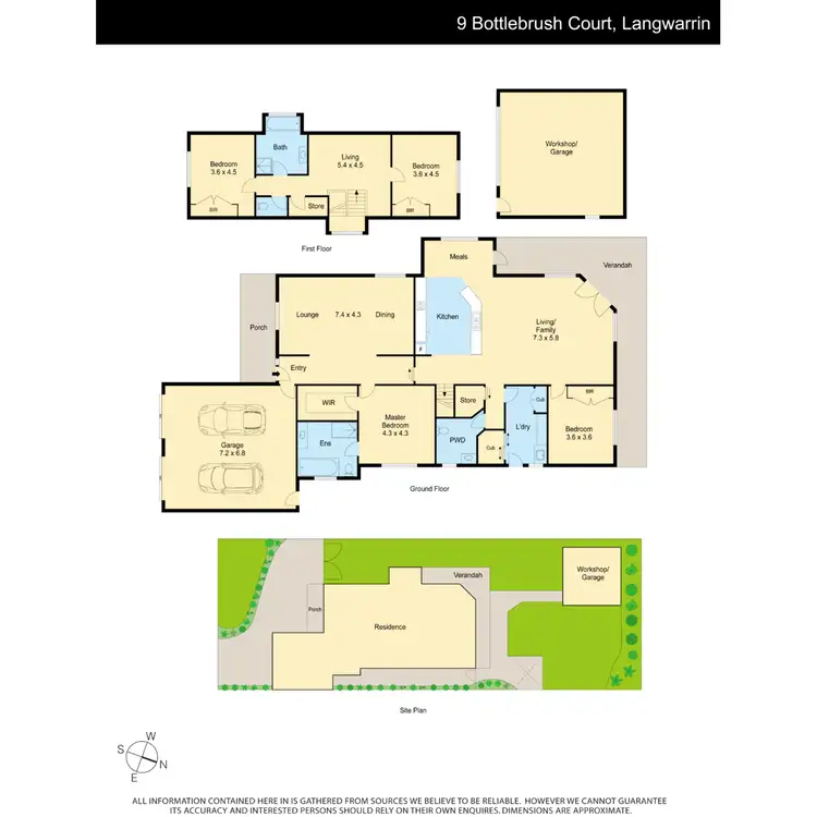 Floorplan of Homely house listing, 9 Bottlebrush Court, Langwarrin, Langwarrin VIC 3910