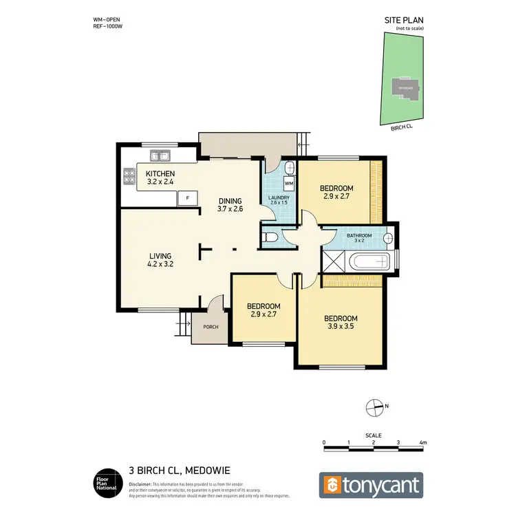 Floorplan of Homely house listing, 3 Birch Close, Medowie NSW 2318