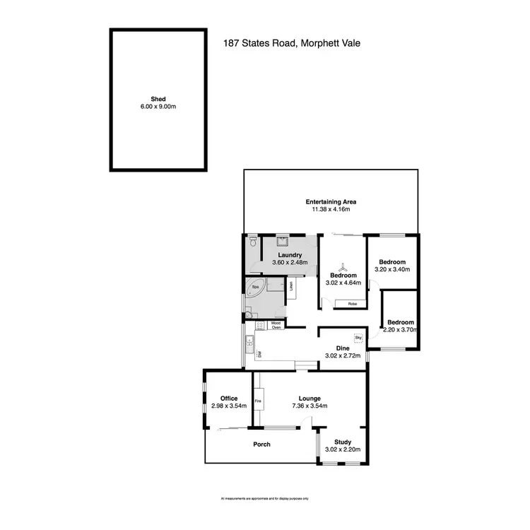 Floorplan of Homely house listing, 187 States Road, Morphett Vale SA 5162