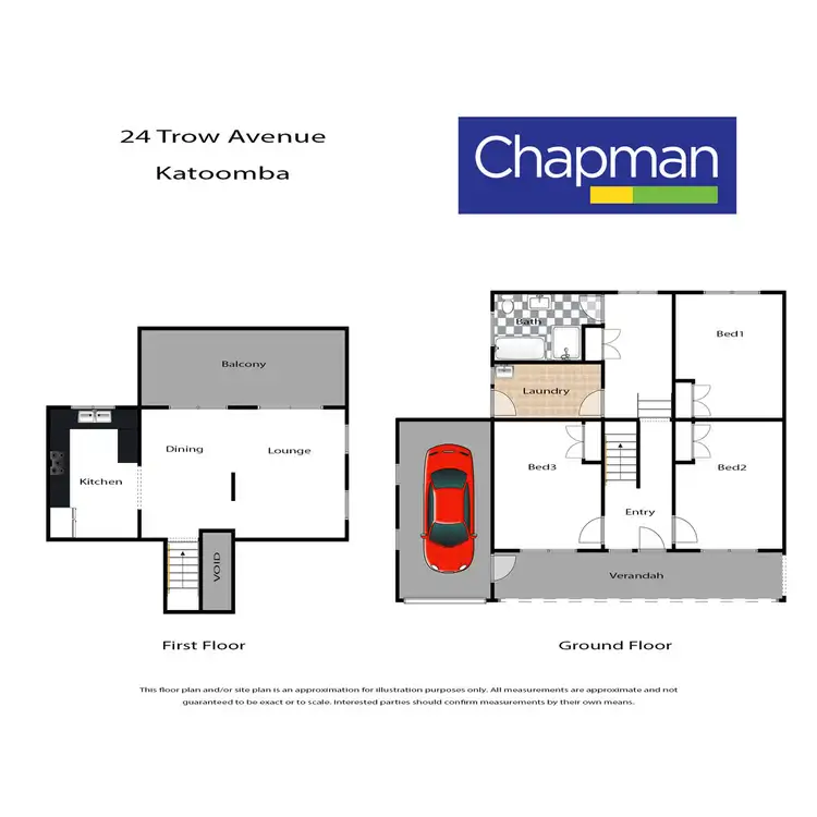 Floorplan of Homely house listing, 24 Trow Avenue, Katoomba NSW 2780