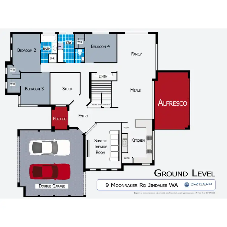 Floorplan of Homely house listing, 9 Moonraker Road, Jindalee WA 6036