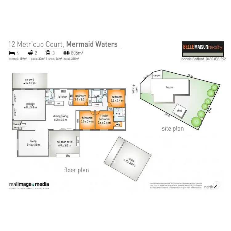 Floorplan of Homely house listing, 12 Metricup Court, Mermaid Waters QLD 4218
