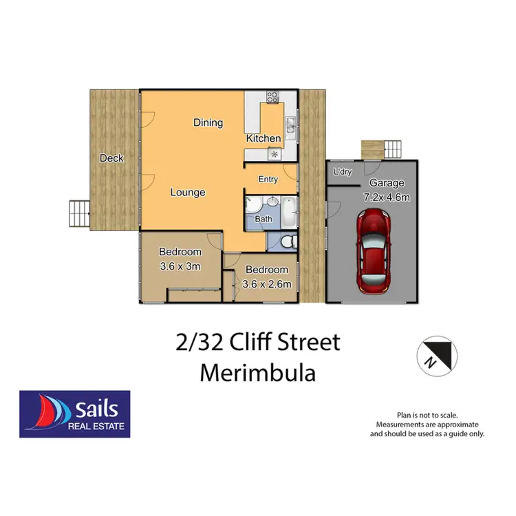 Floorplan of Homely house listing, 2/32 Cliff Street, Merimbula NSW 2548