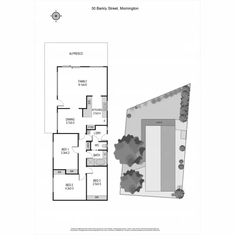 Floorplan of Homely house listing, 30 Barkly Street, Mornington VIC 3931