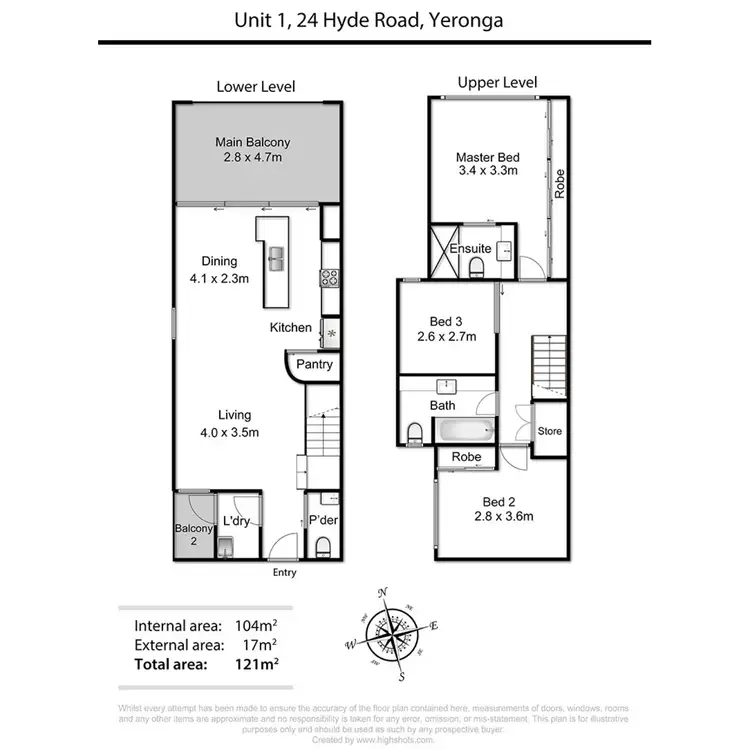 Floorplan of Homely unit listing, 3/24 Hyde Road, Yeronga QLD 4104