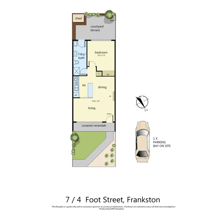 Floorplan of Homely unit listing, 7/4 - 6 Foot Street, Frankston VIC 3199
