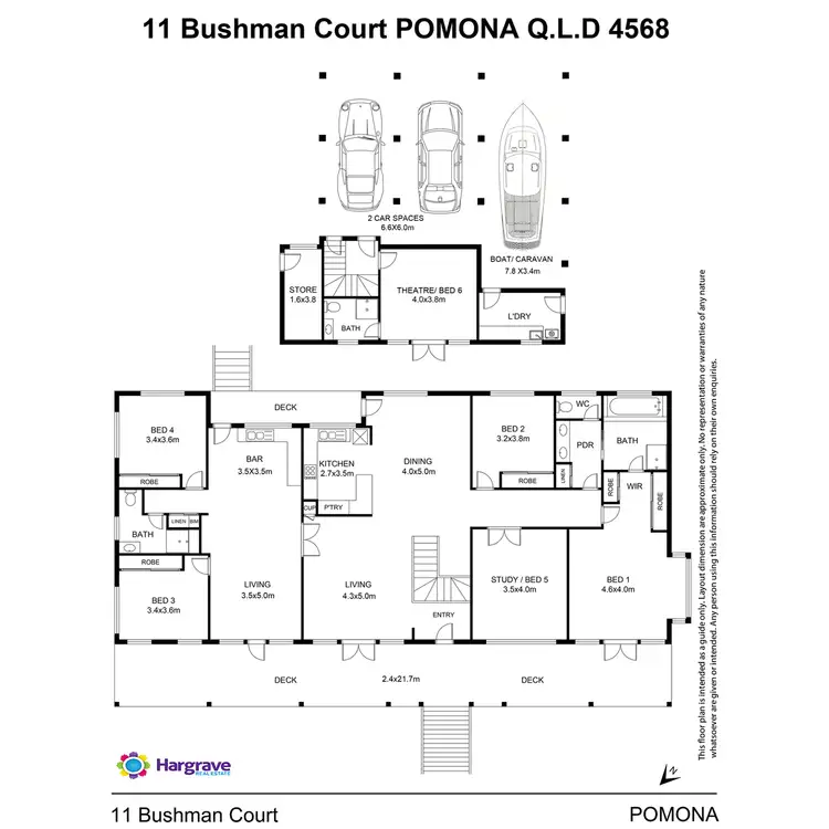 Floorplan of Homely house listing, 11 Bushman Court, Pomona QLD 4568