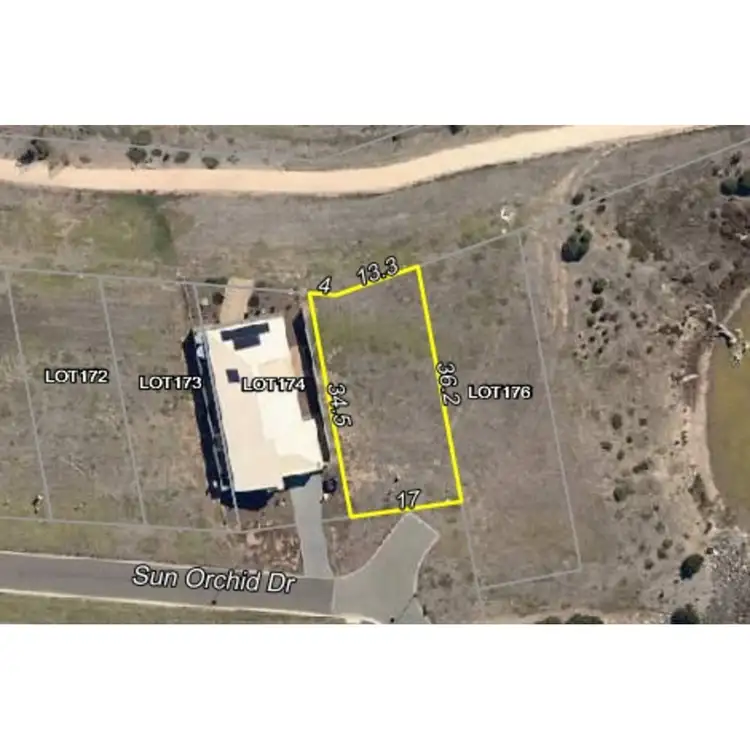 Floorplan of Homely land listing, Lot 175 Sun Orchid Drive, Hayborough SA 5211